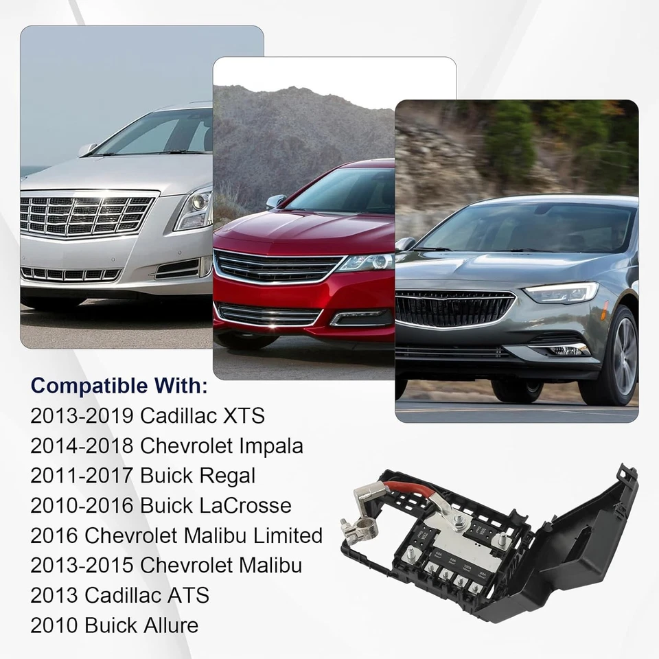 Terminal de batería de caja de fusibles con cubierta GM #20914309#84499606 - Compatible con XTS Foto 3 de 4