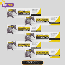 6 Pack Durvet Duramectin Equine Wormer Paste