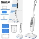 5000W ELECTRICAL STEAM MOP HANDHELD UPRIGHT FLOOR CARPET CLEANER STEAMER MOP