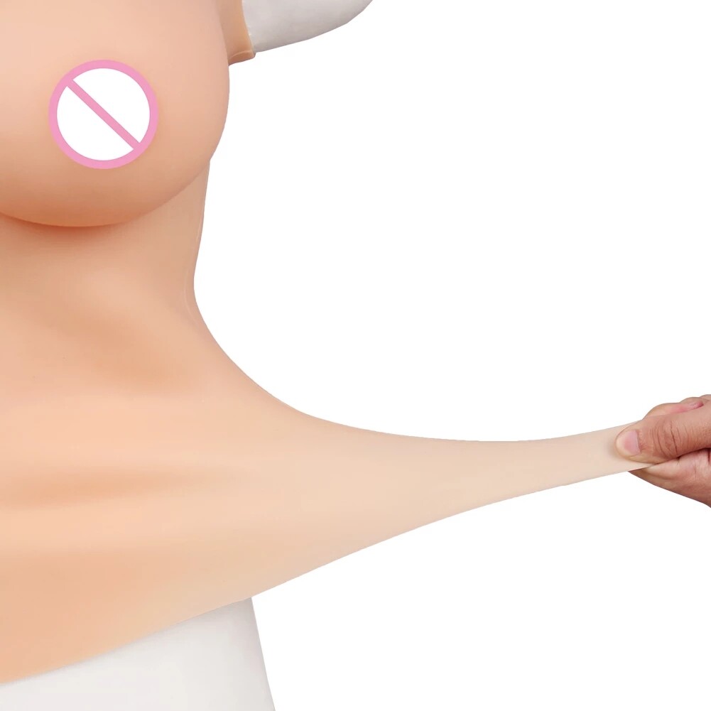 Forme Del Seno In Silicone Autoadesive Coppa C Bianche