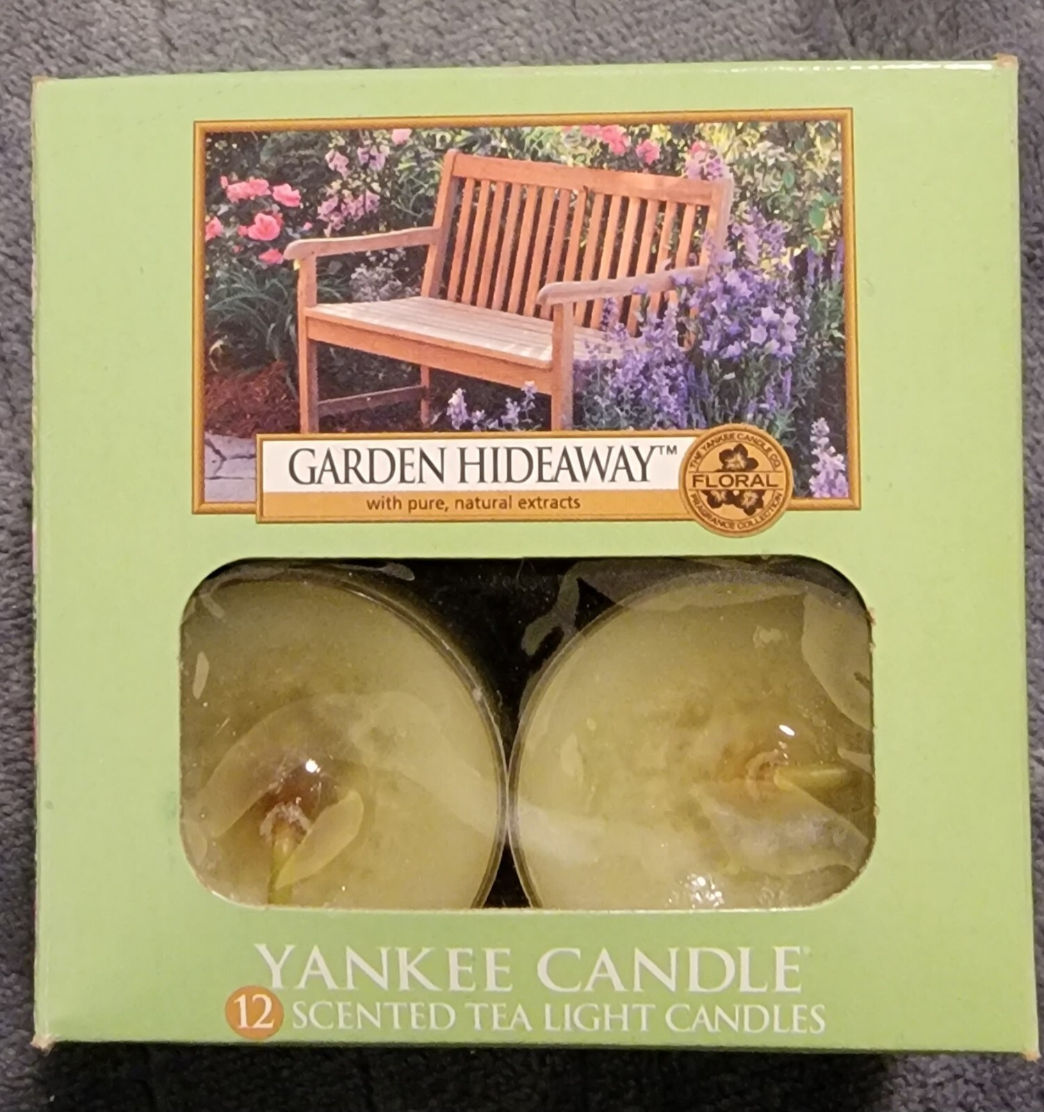 Yankee Candle Box Of 12 Tealights Garden Hideaway eBay
