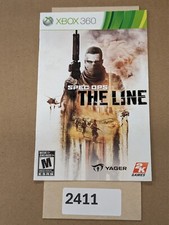 Spec Ops The Line - Xbox 360 - Manual Only  NO GAME 