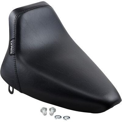 Le Pera LN-007 Smooth Black Stitch Bare Bones Solo Seat 84-99 Softail FXST FLST - Foto 1 di 2