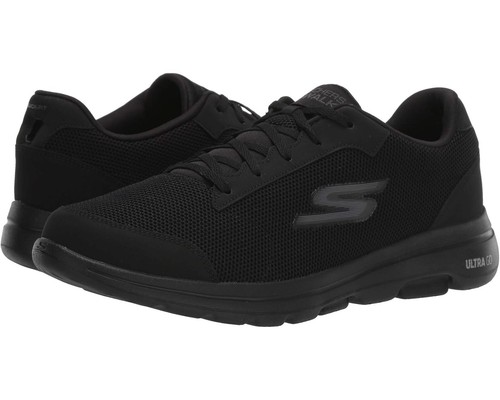 Skechers Z10320 Herren Schwarz Performance Go Walk 5 Demitass Schuhe Größe 13 M - Bild 1 von 7