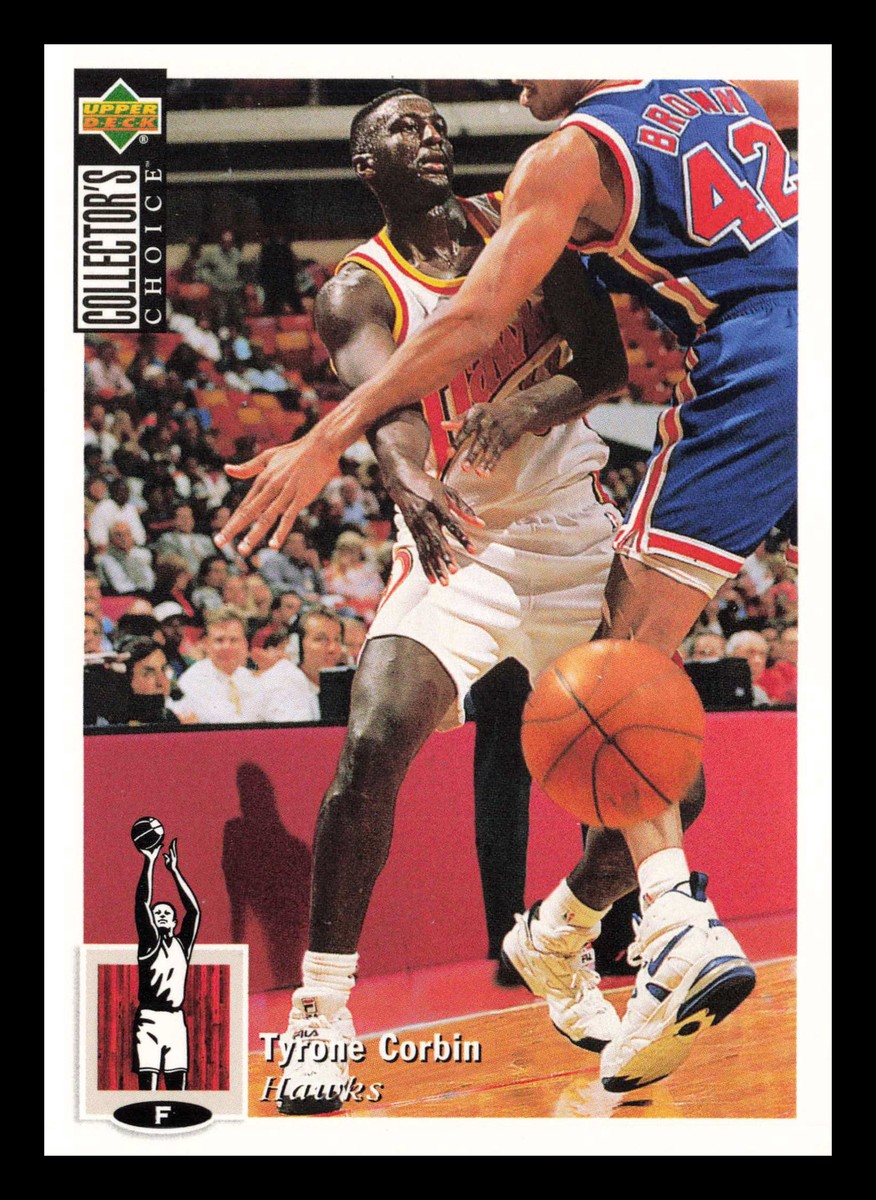 Tyrone Corbin #216 1994-95 Collector's Choice Atlanta Hawks