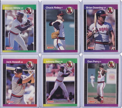 California Angels 1989 Donruss Baseball Team Set 23 Cards includes DK and MVP - Picture 4 of 9