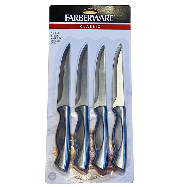 Farberware Stainless Steel 4piece Steak Knife Set for sale online eBay