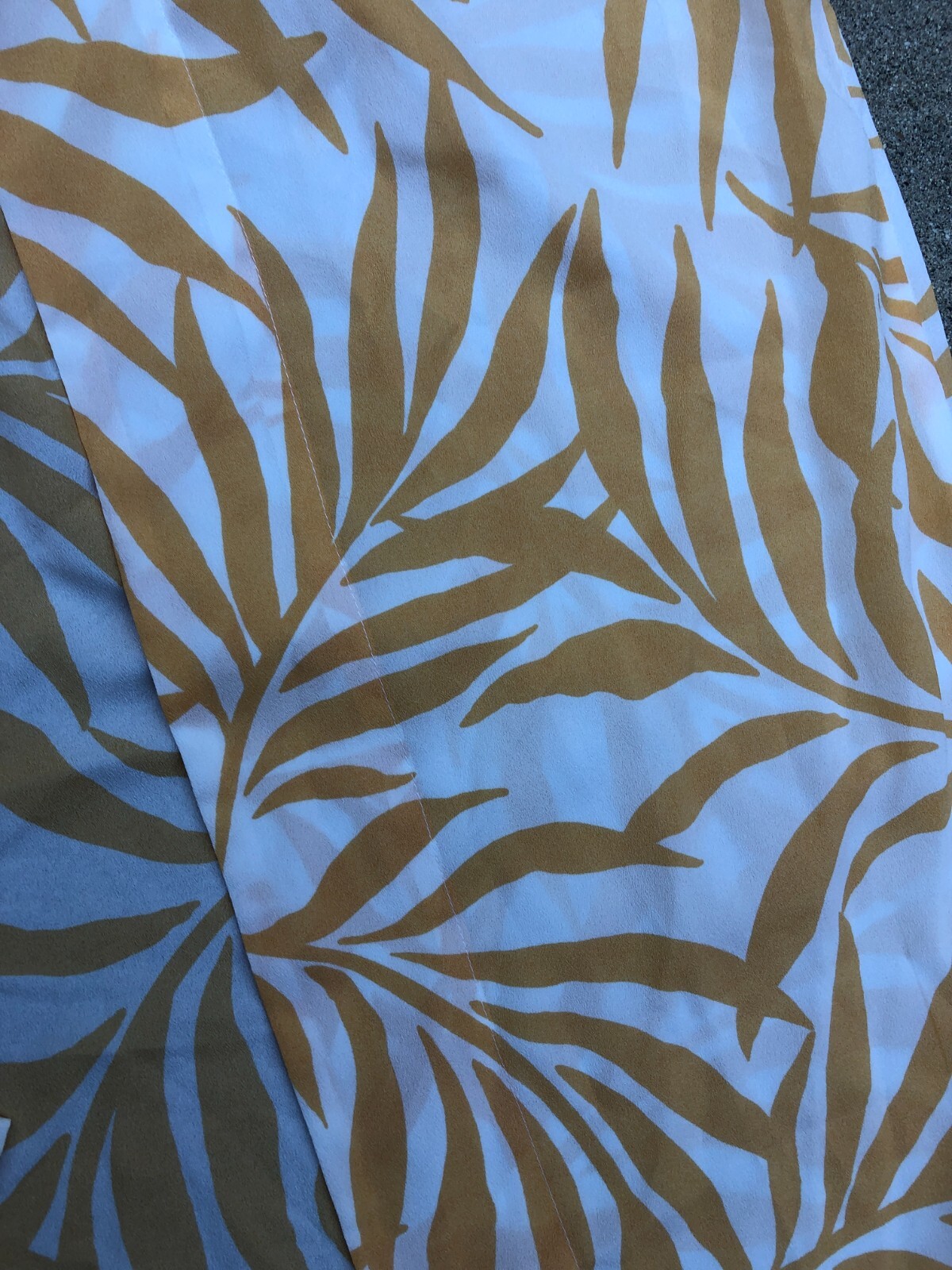 MAISON DU SOIR Magnolia Luxe Palm Print Kimono Ro… - image 4