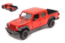 Modellino auto scala 1:24 JEEP GLADIATOR RUBICON 2020 diecast modellismo rosso