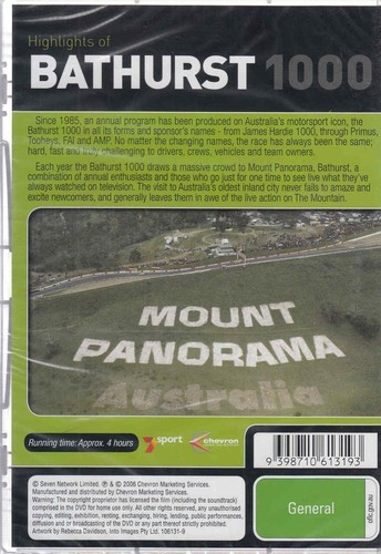 Bathurst 1000 DVD Highlights 1995 / 1996 Motorsport Australia - Massive 4 HOURS - Picture 2 of 7