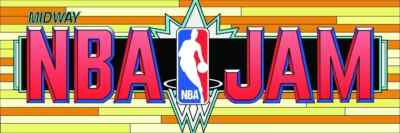 NBA Jam Arcade Marquee/Sign (Arcade1Up 17.75'' x 5'')