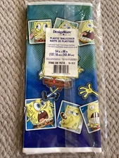 SpongeBob SquarePants Vintage DesignWare Plastic Tablecover 54" x 96" Sealed