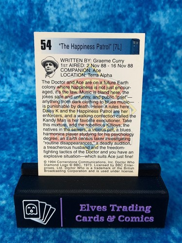 Doctor Who Series One 1 SINGLE Non-Sport Trading Card by Cornerstone 1994 - Picture 106 of 208
