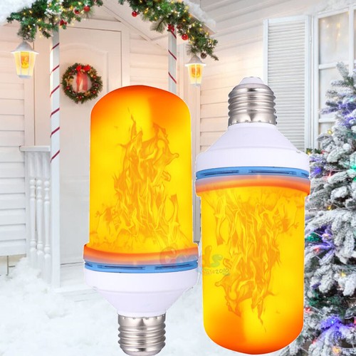 1/2/3pcs LED Flicker Flame Light Bulbs 4 Modes Simulated Nature Fire Effect Lamp - Picture 19 of 20