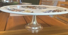 Vintage  MYOTT Royal Mail Staffordshire Cake Stand, Made in England