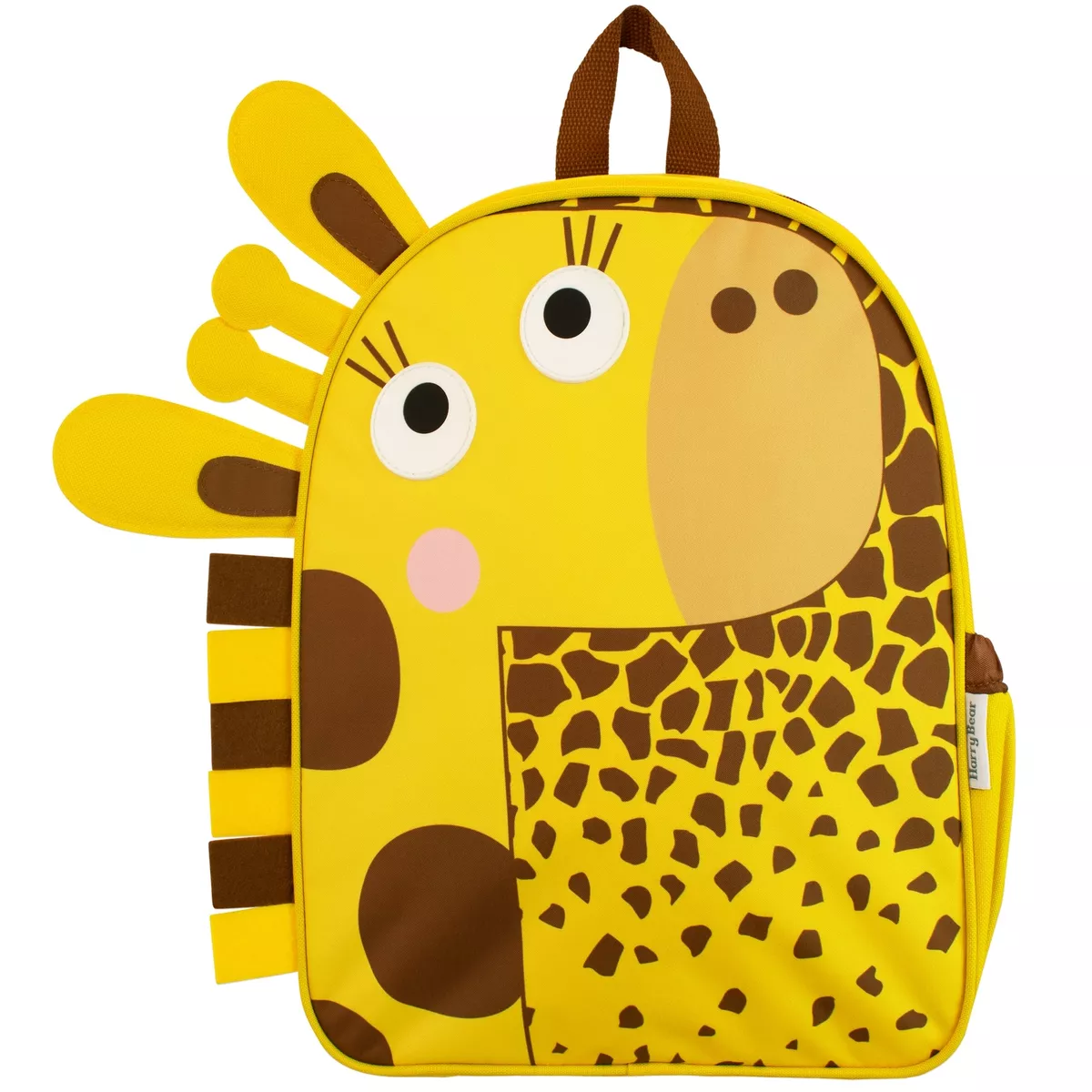 Giraffe Backpack Kids Girls Boys School Bag Book Bag Accessories Yellow Pockets