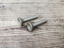 1960s Buick Olds Pontiac Chevy Cadillac Gold Door Panel Lock Stem Pull Knobs Gm