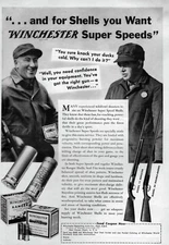 1941 Winchester Model 12 & 24 Shotgun & Super Speed Ammo Original Ad 