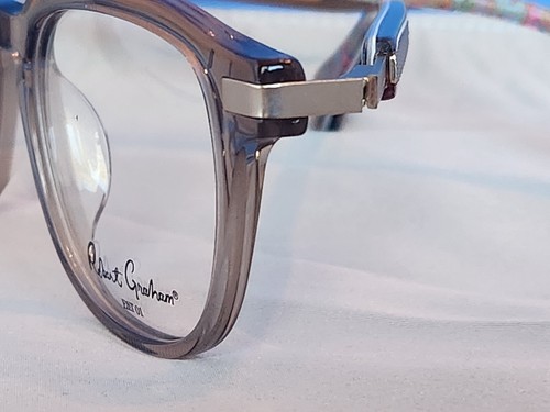 Nuevo marco de gafas para hombre Robert Graham Hanson gris plástico 51-19-145 - Imagen 6 de 17