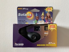 SOLARIS Retro Camera With Flash 35mm Film 27 Exposures. Expired 12/2005