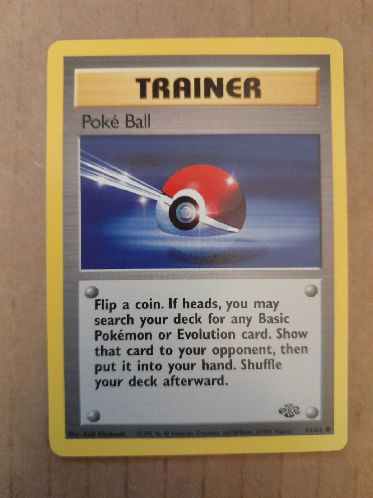 Pokemon Poke Ball 64/64 Jungle NM See Pictures