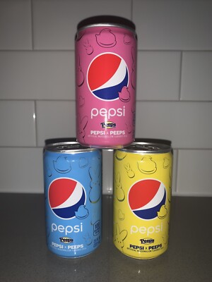 🔥Limited Edition Pepsi Peeps Soda (With 3 Hot Tamales & 3