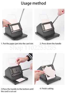 【ひのこ様お取引中】Irregular cutter combination Manual PVC Business Card Cutter Round Corner Card Machine 86