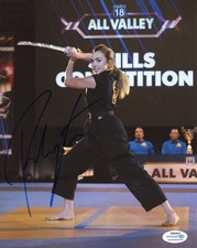 Peyton List Cobra Kai Autographed Signed 8x10 Photo ACOA