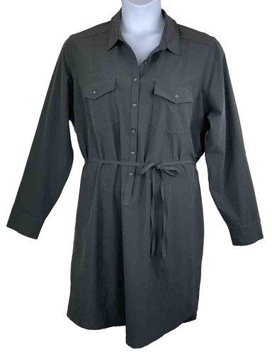 eddie bauer flannel shirt dress Eddie Bauer Women's Long Flannel Shirt Dress Plaid Long Sleeve Multicolor Sz 6