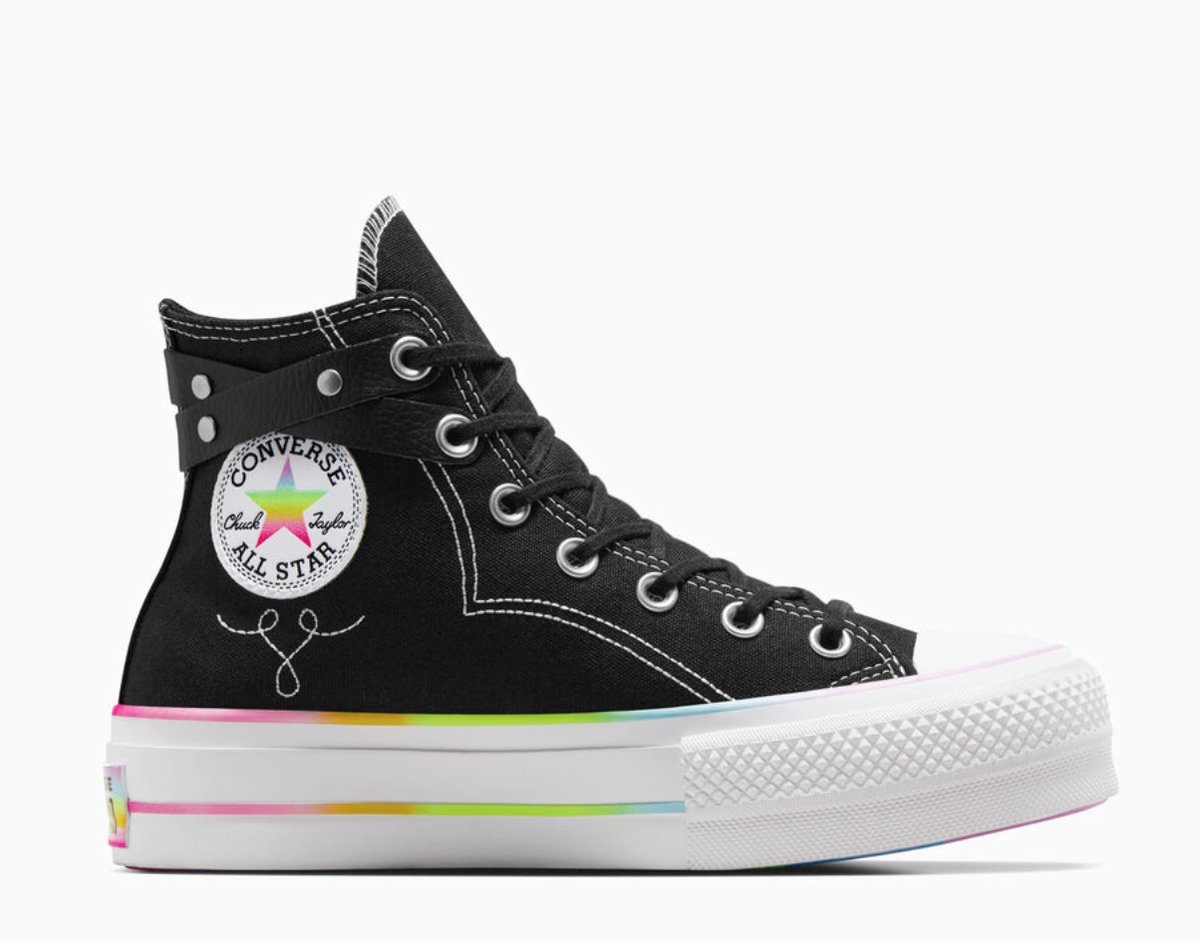 NEW Women's CONVERSE All Star Lift Platform Pride A10218C Shoes