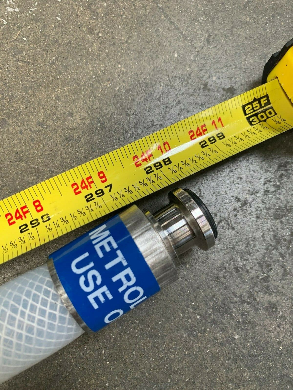 Venair Technosil 24ft FDABfRUSP CLASS VI Silicone Hose w/ 3/4 Sanitary Fits eBay