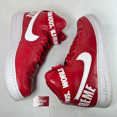 Supreme NIKE Airforce1 コラボ 2014 A First Look at the Supreme x Nike Air Force 1 High
