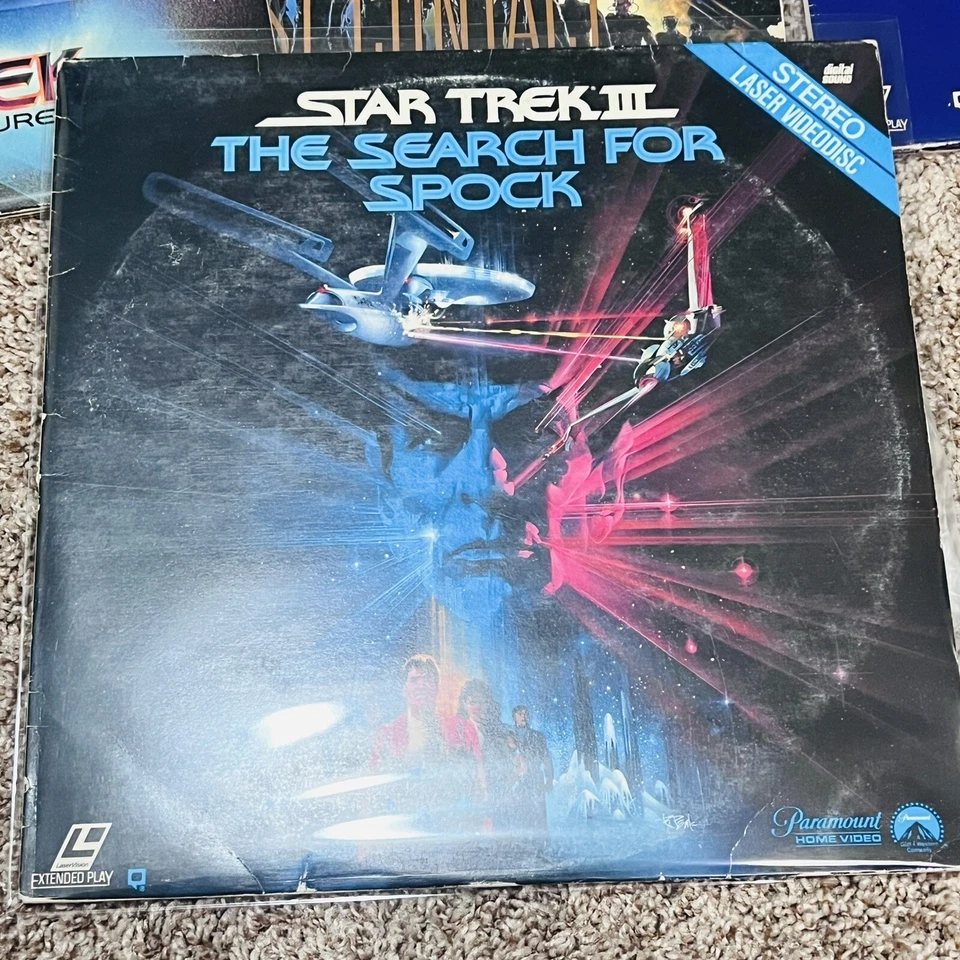 STAR TREK Laserdisc Collection 7 FILMS WIDESCREEN Special Editions Foto 4 de 4