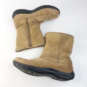 fleece lined suede boots