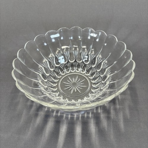 Vintage Clear Glass Vegetable Serving Bowl YOU CHOOSE Anchor Hocking Federal - Picture 2 of 21