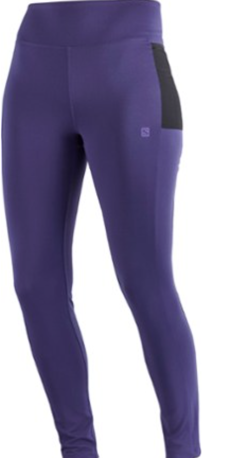 Leggings Salomon Outlife Donna Nuovi con Etichette Piccolo Colore Aura Astrale