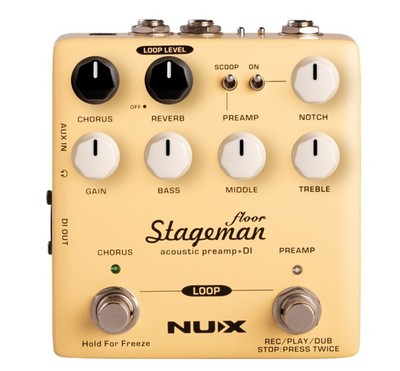 NuX Stageman Floor (NAP-5) Acoustic Preamp & DI