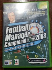 FOOTBALL MANAGER CAMPIONATO 2003 XBOX CLASSIC ORIGINAL ORIGINALE MICROSOFT