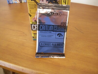 2024 PANINI CAITLIN CLARK COLLECTION SEALED PACK  1 PACK FROM GREEN BOX