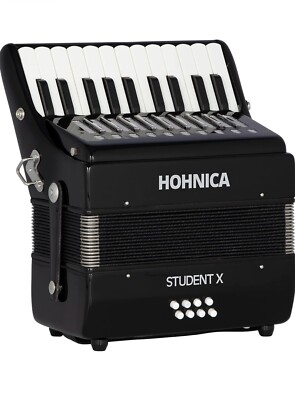 Hohnica by Hohner Student Key 8 Bass Chromatic Accordion w