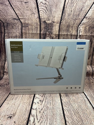 Support pour ordinateur portable support de livre étagère support de lecture réglable angle réglable alliage - Photo 13/24