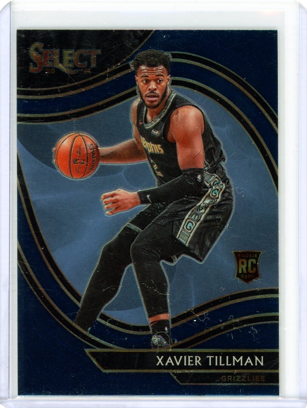 2020-21 Panini Select Retail Xavier Tillman Courtside RC #266 Memphis Grizzlies