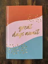 New Hardcover Undated Monthly Weekly Planner Book 6 X 8.5 in  Stickers