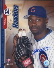 LATROY HAWKINS CHICAGO CUBS SIGNED AUTOGRAPHED 8X10 PHOTO W/ COA