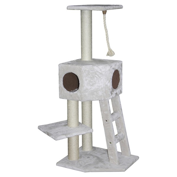Europet Bernina Kratzbaum Classic Rover Cream 50X40X120 Cm Platzsparend-image