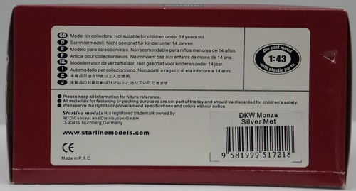 Starline Models Model/Car Scale 1:43 Die Cast Selection - Picture 10 of 30