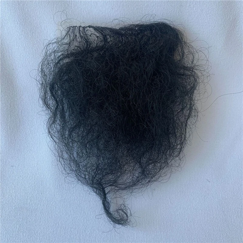 Pegatinas de cabello púbico falso Merkin Body Hair muñeca de silicona simulación cabello púbico Foto 2 de 4
