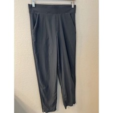 Athleta Brooklyn Mid Rise Ankle Pants Stretch Pockets Size S Navy Blue