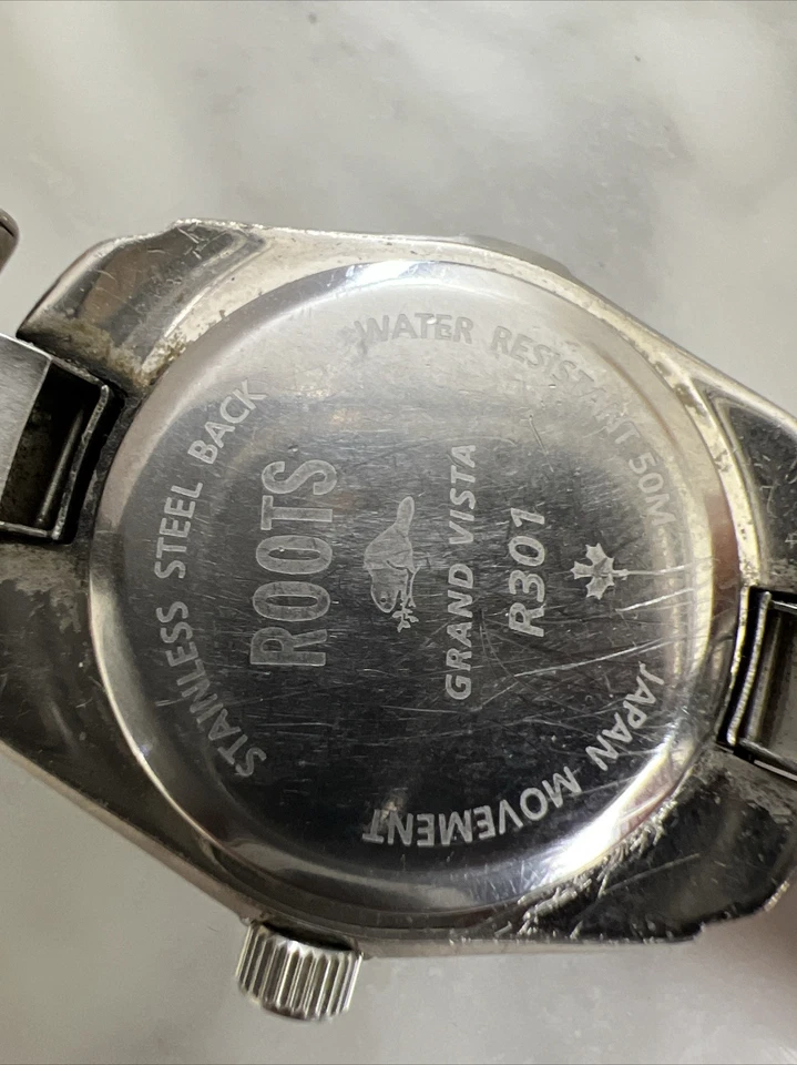 Reloj Vintage Roots Acero Inoxidable WR50 Foto 2 de 4