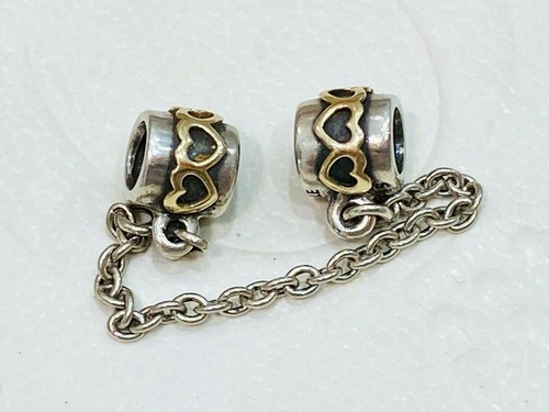 14k Gold Hearts Safety Chain 790307 